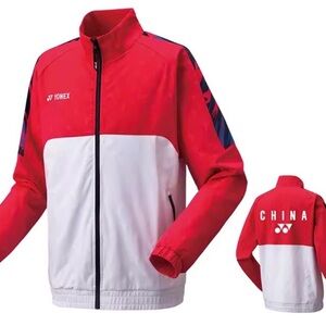 ✨Host pick✨Yonex Unisex Red and White Jacket